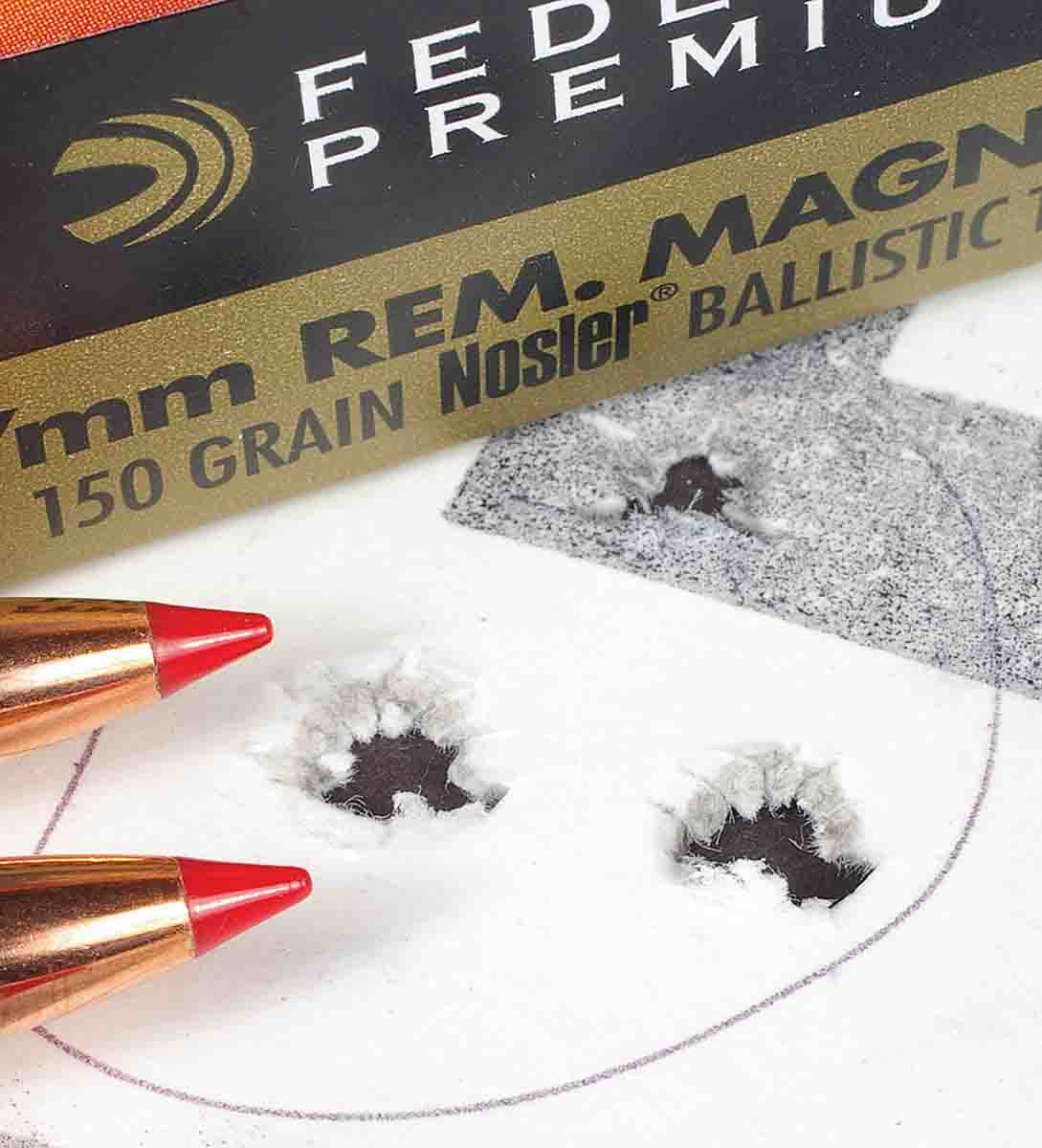 The Browning test rifle shot best with Federal Premium 7mm Remington Magnum cartridges loaded with Nosler 150-grain Ballistic Tips.